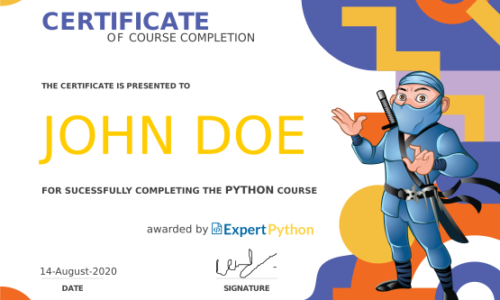 Exper-Python-Certificate